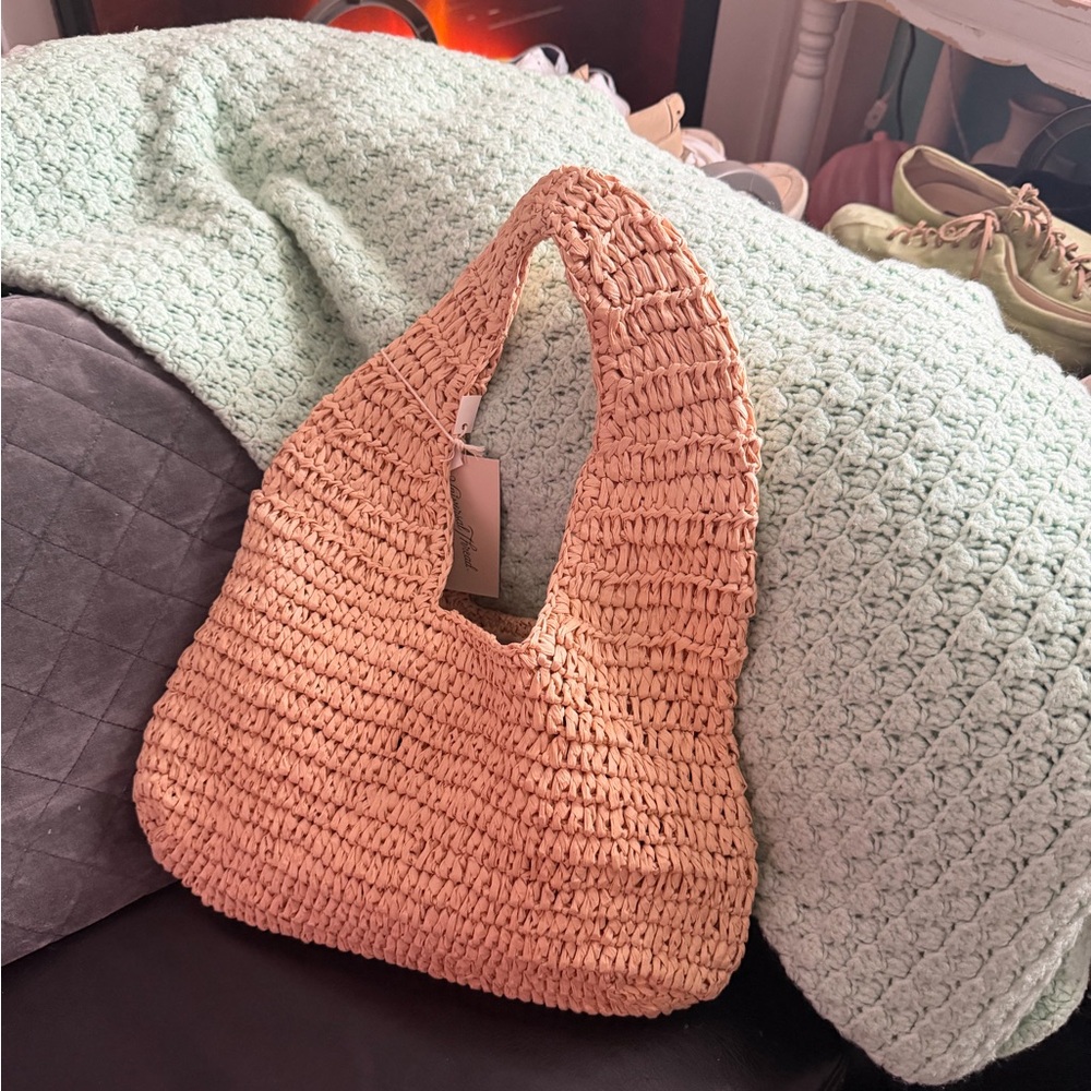 Tan Woven Bag - Picture 2 of 4